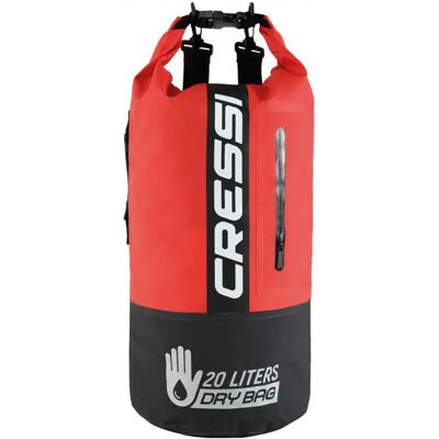 Cressi Bolsa Estanca Pvc Premium 20l Black / Red 20 L Cressi Bolsa Estanca Pvc Premium 20l Black / Red 20 L