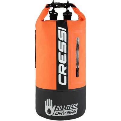 Cressi Bolsa Estanca Pvc Premium 20l Black / Orange One Size Cressi Bolsa Estanca Pvc Premium 20l Black / Orange One Size