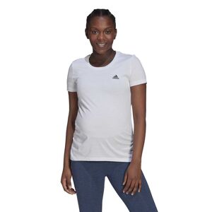 Adidas Essentials Cotton Maternity Short Sleeve T-shirt Blanco S Mujer