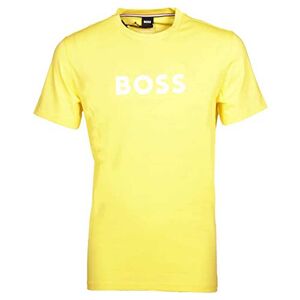 Boss Short Sleeve T-shirt Uv 50+ Amarillo 2XL Hombre