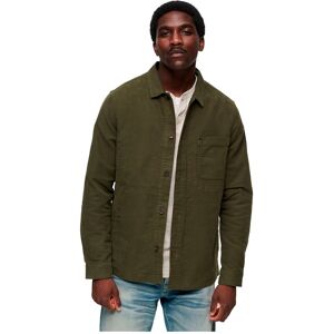 Superdry Mechant Moleskin Overshirt Verde M Hombre