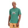 New Balance Athletics Sports Club Cotton Short Sleeve T-shirt Verde L Hombre