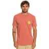 Quiksilver Planet Positive Short Sleeve T-shirt Naranja M Hombre