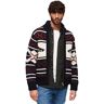 Superdry Chunky Knit Patterened Full Zip Sweater Marrón L Hombre