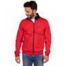 Nza New Zealand Pratt Full Zip Sweatshirt Rojo M Hombre