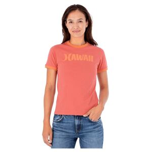 Hurley Oceancare Aloha Short Sleeve T-shirt Rojo S Mujer
