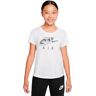 Nike Sportswear Mascot Scoop Short Sleeve T-shirt Blanco 12-13 Years Niña