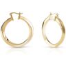 Guess Hoops Don´t Lie Jube01484jwygt Earrings Dorado  Hombre