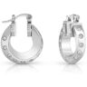 Guess Hoops Don´t Lie Jube01487jwrht Earrings Plateado  Hombre