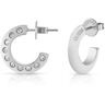 Guess Hoops Don´t Lie Jube01491jwrht Earrings Plateado  Hombre