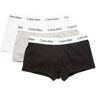 Calvin Klein Low Rise Boxer 3 Units Blanco,Negro,Gris S Hombre