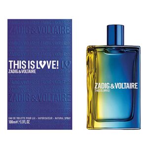 Zadig & Voltaire This Is Love 100ml Vapo Amarillo,Azul  Hombre