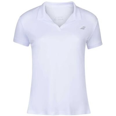 Babolat Polo De Manga Corta Play White / White XL Babolat Polo De Manga Corta Play White / White XL