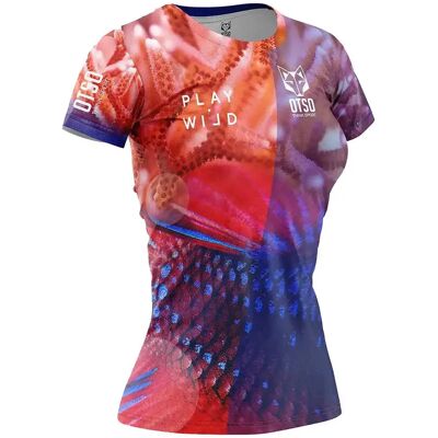 Otso Camiseta De Manga Corta Coral Multicolor S Otso Camiseta De Manga Corta Coral Multicolor S