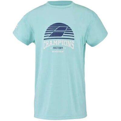 Babolat Camiseta De Manga Corta Exercise Graphic Angel Blue Heather 10-12 Años Babolat Camiseta De Manga Corta Exercise Graphic Angel Blue Heather 10-12 Años