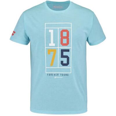 Babolat Camiseta De Manga Corta Exercise Vintage Angel Blue Heather M Babolat Camiseta De Manga Corta Exercise Vintage Angel Blue Heather M