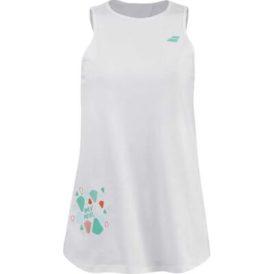Babolat Camiseta Sin Mangas Cotton White / White XS Babolat Camiseta Sin Mangas Cotton White / White XS