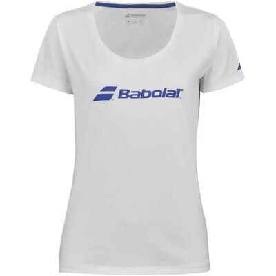 Babolat Camiseta De Manga Corta Exercise White / White XS Babolat Camiseta De Manga Corta Exercise White / White XS