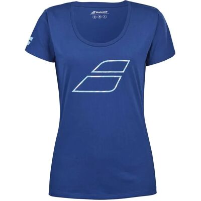 Babolat Camiseta De Manga Corta Exercise Flag Sodalite Blue XS Babolat Camiseta De Manga Corta Exercise Flag Sodalite Blue XS