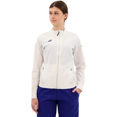 Babolat Chaqueta Play White / White XL Babolat Chaqueta Play White / White XL
