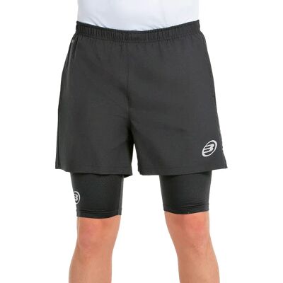 Bullpadel Pantalones Cortos Meta Black 2XL Bullpadel Pantalones Cortos Meta Black 2XL