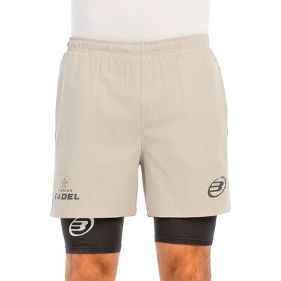 Bullpadel Pantalones Cortos Barde Vigore Stone 2XL Bullpadel Pantalones Cortos Barde Vigore Stone 2XL