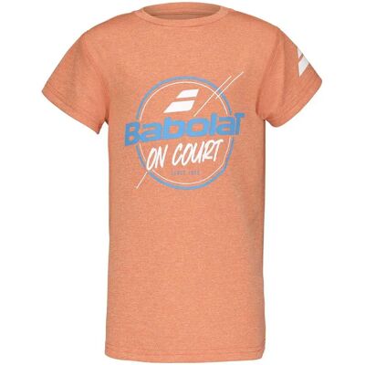 Babolat Camiseta De Manga Corta Exercise Graphic Vibrant Orange Hthr 12-14 Años Babolat Camiseta De Manga Corta Exercise Graphic Vibrant Orange Hthr 12-14 Años