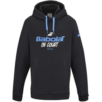 Babolat Sudadera Con Capucha Exercise Black / Black 10-12 Años Babolat Sudadera Con Capucha Exercise Black / Black 10-12 Años