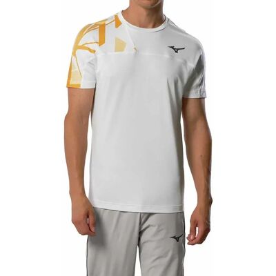Mizuno Camiseta De Manga Corta Daybreakers Shadow White / Citrus S Mizuno Camiseta De Manga Corta Daybreakers Shadow White / Citrus S