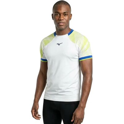 Mizuno Camiseta De Manga Corta Stargazer Shadow White / Yellow M Mizuno Camiseta De Manga Corta Stargazer Shadow White / Yellow M