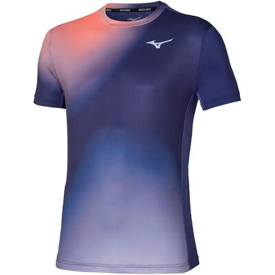 Mizuno Camiseta De Manga Corta Tennis Graphic Beacon Blue 2XL Mizuno Camiseta De Manga Corta Tennis Graphic Beacon Blue 2XL