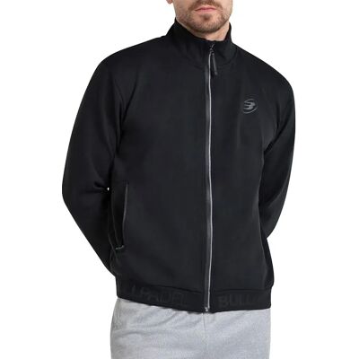 Bullpadel Sudadera Con Cremallera Eneo Black S Bullpadel Sudadera Con Cremallera Eneo Black S