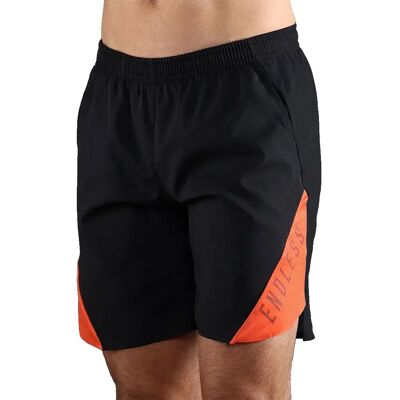 Endless Pantalones Cortos Phoenix Black Orange S Endless Pantalones Cortos Phoenix Black Orange S