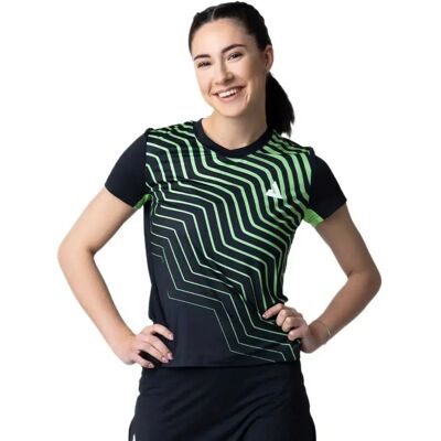 Joola Camiseta De Manga Corta Lady Team 25 Black / Green XS Joola Camiseta De Manga Corta Lady Team 25 Black / Green XS