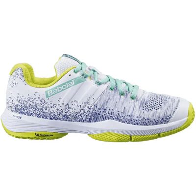 Babolat Zapatillas De Pádel Sensa White / Spring Bud EU 38 Babolat Zapatillas De Pádel Sensa White / Spring Bud EU 38