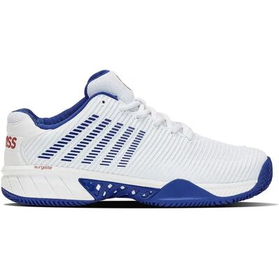 K-swiss Zapatillas De Tierra Batida Hypercourt Express 2 Hb White / Classic Blue / Mars Red EU 47 K-swiss Zapatillas De Tierra Batida Hypercourt Express 2 Hb White / Classic Blue / Mars Red EU 47