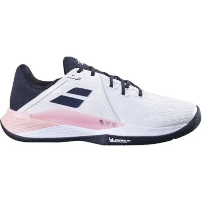 Babolat Zapatillas De Pádel Propulse Fury 3 White / Pink EU 42 1/2 Babolat Zapatillas De Pádel Propulse Fury 3 White / Pink EU 42 1/2