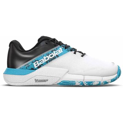 Babolat Zapatillas De Pádel Movea 2 White / Cyan Blue EU 45 Babolat Zapatillas De Pádel Movea 2 White / Cyan Blue EU 45