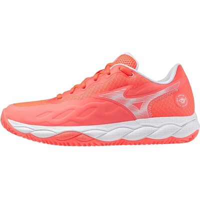 Mizuno Zapatillas De Tierra Batida Wave Enforce Court Cc Calypso Coral / White / BarelyPink EU 43 Mizuno Zapatillas De Tierra Batida Wave Enforce Court Cc Calypso Coral / White / BarelyPink EU 43