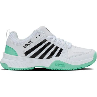 K-swiss Zapatillas De Tierra Batida Court Express 2 White/Neon Mint/Black EU 35 1/2 K-swiss Zapatillas De Tierra Batida Court Express 2 White/Neon Mint/Black EU 35 1/2