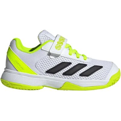 Adidas Zapatillas Todas Las Superfícies Courtflash Comfort Closure Cloud White / Core Black / Lucid Lemon EU 32 Adidas Zapatillas Todas Las Superfícies Courtflash Comfort Closure Cloud White / Core Black / Lucid Lemon EU 32