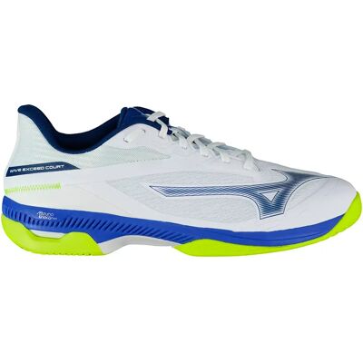 Mizuno Zapatillas Todas Las Superfícies Wave Exceed Court Ac White / Dazzling Blue / Lightning Yellow EU 44 1/2 Mizuno Zapatillas Todas Las Superfícies Wave Exceed Court Ac White / Dazzling Blue / Lightning Yellow EU 44 1/2