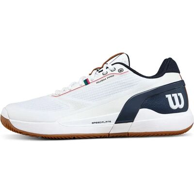 Wilson Zapatillas De Tierra Batida Rush Pro 5 White / Navy Blazer / Gum1A EU 46 2/3 Wilson Zapatillas De Tierra Batida Rush Pro 5 White / Navy Blazer / Gum1A EU 46 2/3