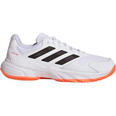 Adidas Zapatillas De Tierra Batida Courtjam Control 3 Ftwr White / Core Black / Lucid Orange EU 44 Adidas Zapatillas De Tierra Batida Courtjam Control 3 Ftwr White / Core Black / Lucid Orange EU 44