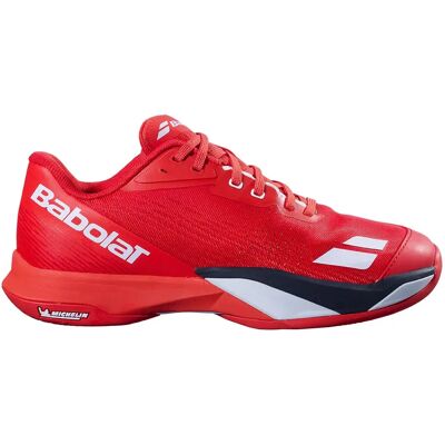 Babolat Zapatillas De Tierra Batida Jet Mach 4 Cherry Tomato / White EU 44 Babolat Zapatillas De Tierra Batida Jet Mach 4 Cherry Tomato / White EU 44
