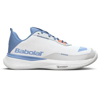 Babolat Zapatillas Todas Las Superfícies Sfx Evo White / Forever Blue EU 39 Babolat Zapatillas Todas Las Superfícies Sfx Evo White / Forever Blue EU 39