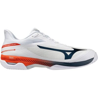 Mizuno Zapatos Wave Exceed Court Ac White / Insignia Blue / Orange EU 41 Mizuno Zapatos Wave Exceed Court Ac White / Insignia Blue / Orange EU 41