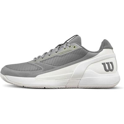 Wilson Zapatillas De Tierra Batida Rush Pro 5 Titanium / Snow White / Black EU 44 Wilson Zapatillas De Tierra Batida Rush Pro 5 Titanium / Snow White / Black EU 44