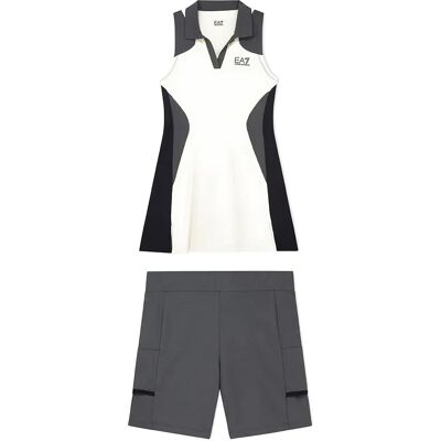 Emporio Armani Vestido Sin Mangas 7w001321_af12117 Black / Butter / Asphalt L Emporio Armani Vestido Sin Mangas 7w001321_af12117 Black / Butter / Asphalt L