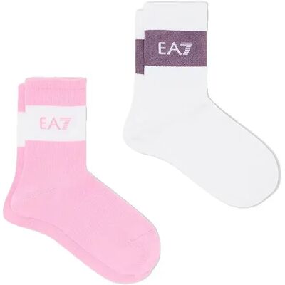 Emporio Armani Calcetines 7w001533_af25643 2 Pares Pink / White EU 36-38 Emporio Armani Calcetines 7w001533_af25643 2 Pares Pink / White EU 36-38